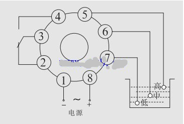 液位开关接线原理图